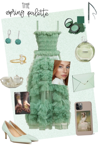 The Green Maiden- combinação de moda