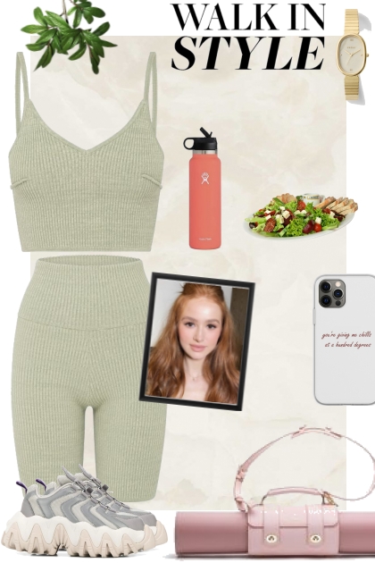 A Healthy Day (for once)- Fashion set