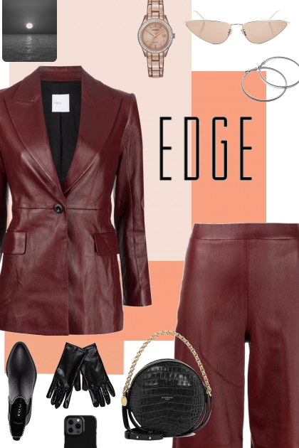 The Edge- combinação de moda