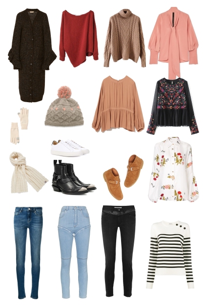 Packing list for Spain in winter- Fashion set