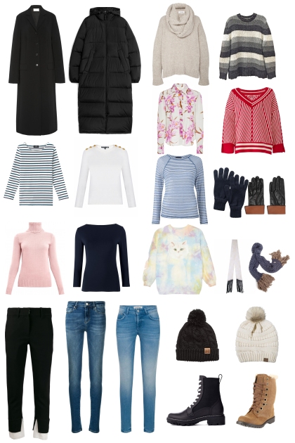 Packing List for Norway in Winter- combinação de moda