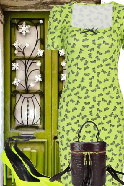 green - Combinazione di moda