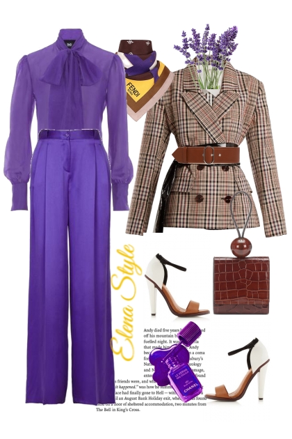 фиолет- Combinazione di moda