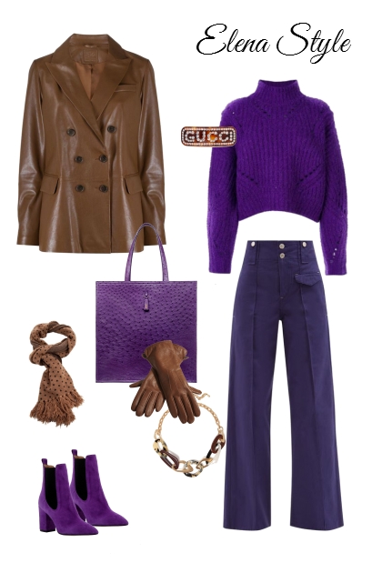 фиолетовая осень,21- Combinaciónde moda