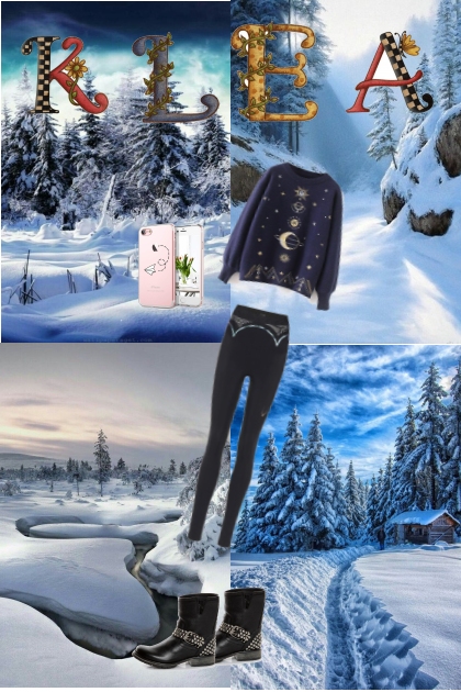  winter- Combinazione di moda