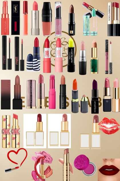 lipstick- Modekombination