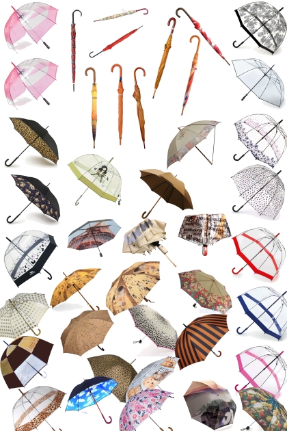 umbrella- combinação de moda