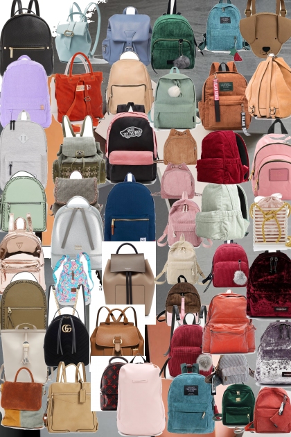 backpacks- Combinazione di moda