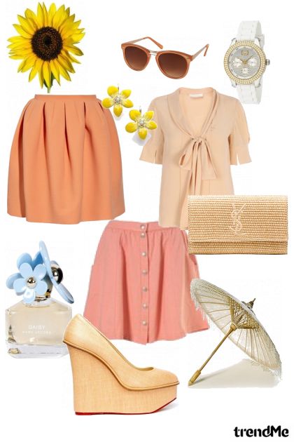 summer pastels- Fashion set