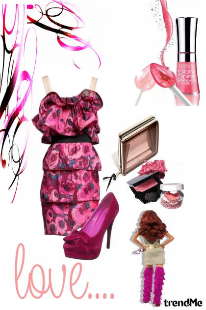 pink dream- combinação de moda