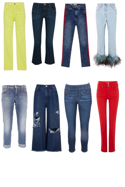 Jeans 5- Combinazione di moda