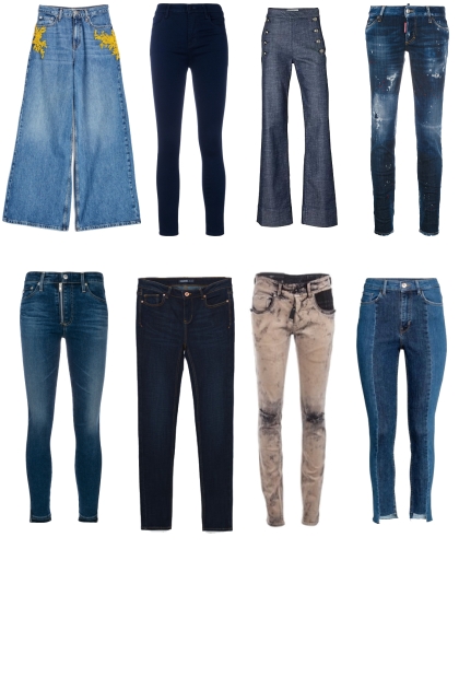 Jeans 6- Combinazione di moda