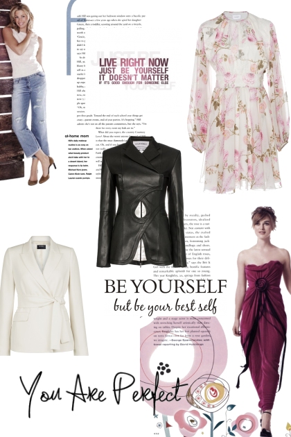 Be Yourself But Be Your Best Self- Fashion set
