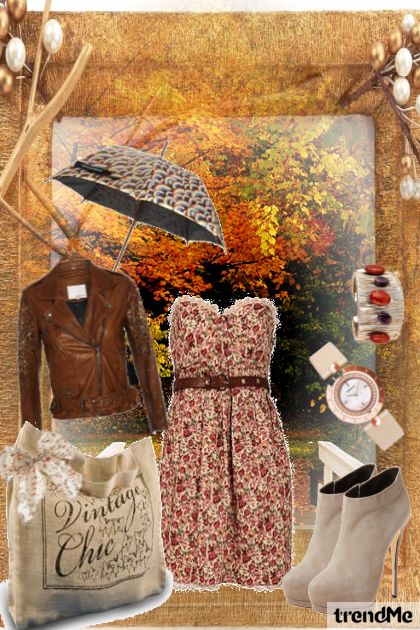 magical autumn street- Fashion set