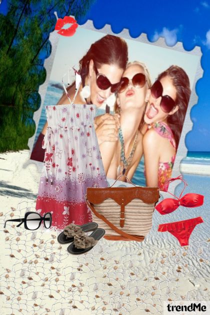 let's go to the beach- Combinaciónde moda