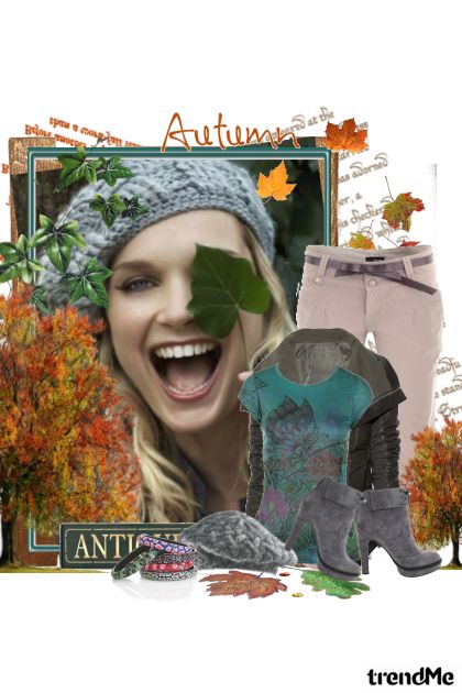 :O  the beauty of autumn- combinação de moda