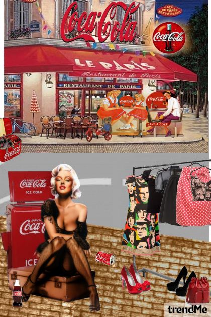 old style with the Coca-Cola- Combinaciónde moda