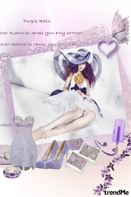 purple fantasy- Модное сочетание
