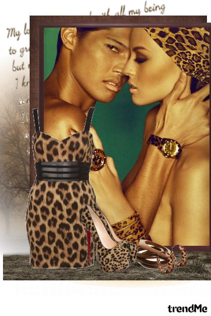 leopardov dodir- Combinaciónde moda