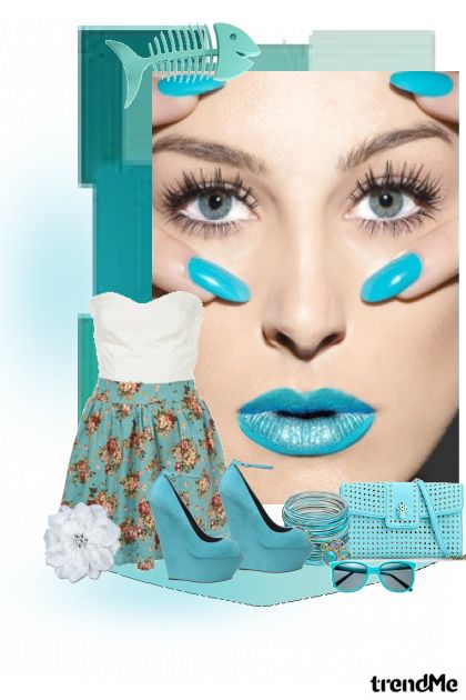blue eyes from the sea- Combinazione di moda