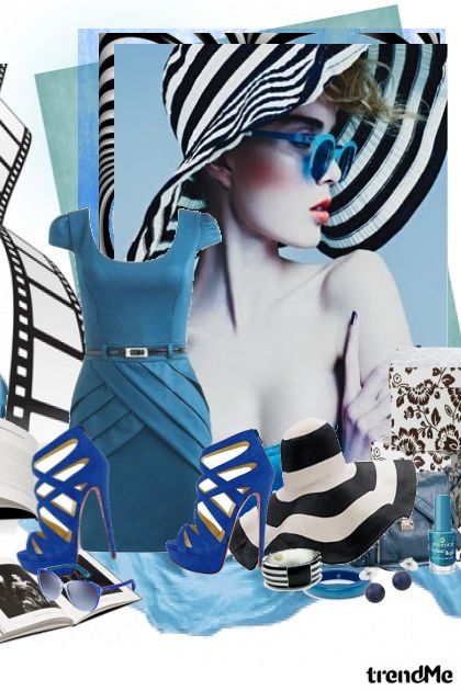 live in a blue film- Combinazione di moda