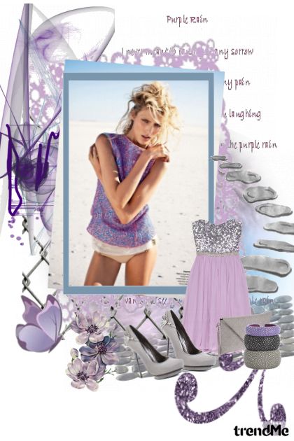 purple magic that enchants- Модное сочетание