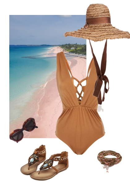 Beach holiday- combinação de moda