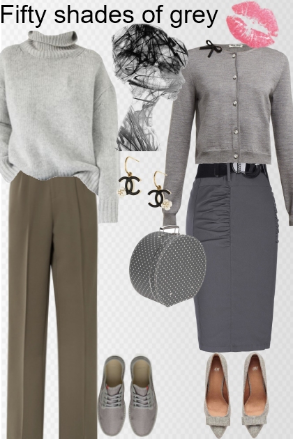 Fifty shades of grey- Combinazione di moda