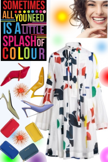 Flash of colours- combinação de moda