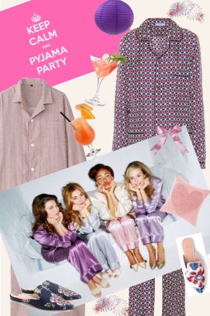 Pyjama Party- combinação de moda