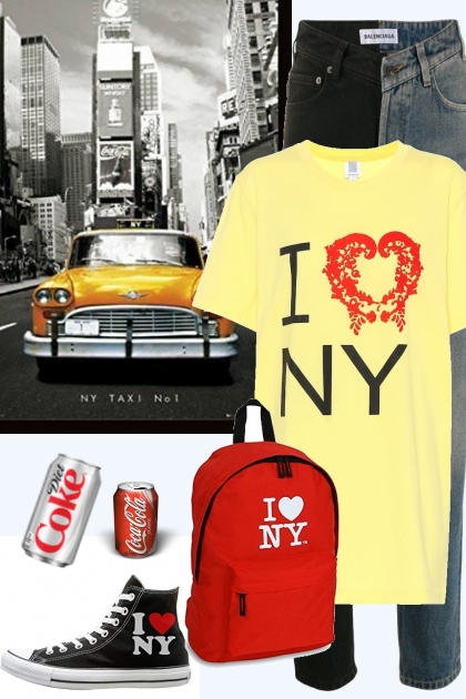 I love NY- Combinaciónde moda