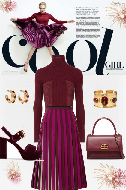 Cool Girl- combinação de moda