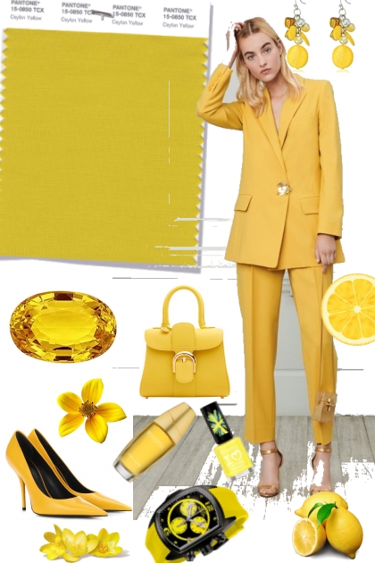 Ceylon Yellow- combinação de moda