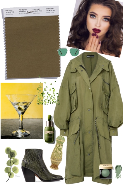 Martini olive- Modna kombinacija