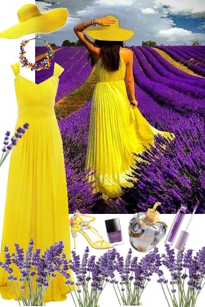 Lavender- Modekombination