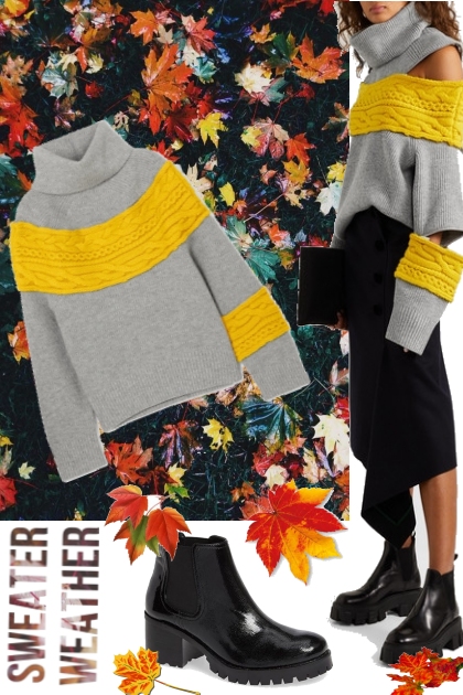 Sweater weather- combinação de moda