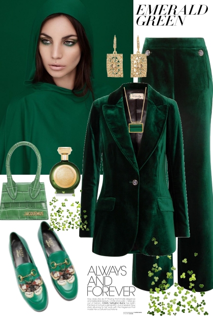 Green 2- combinação de moda
