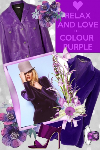 Love purple- Modna kombinacija