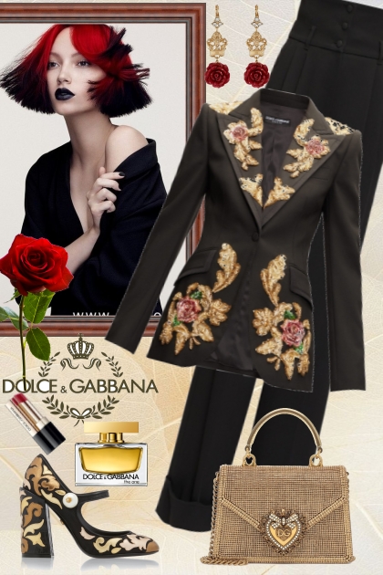 DOLCE & GABBANA 3- combinação de moda