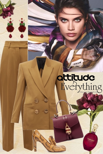 Attitude is everything- Combinazione di moda