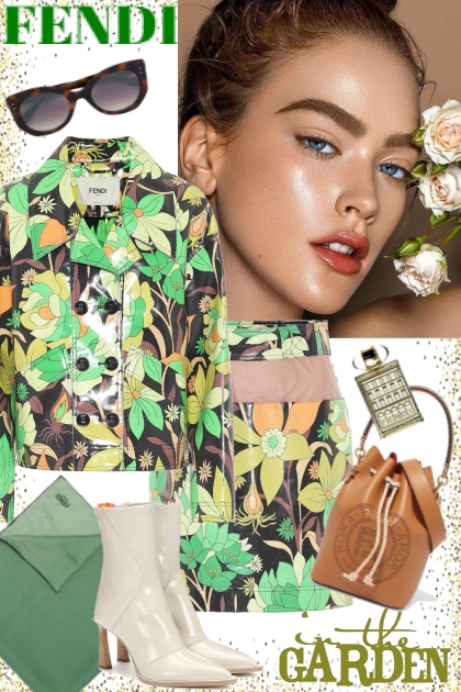 FENDI in the garden- Fashion set