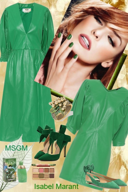 Green beauty- combinação de moda