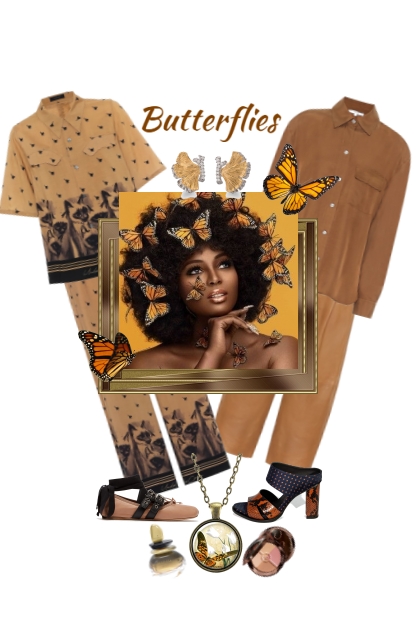Butterflies.- Fashion set