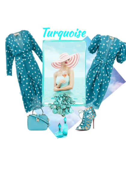 Turquoise.- Modekombination