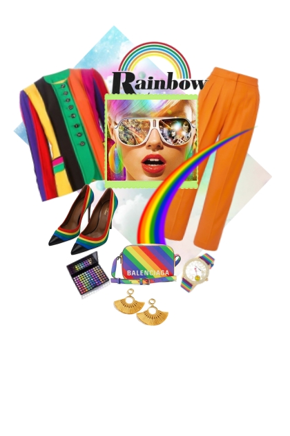 Rainbow.- Модное сочетание