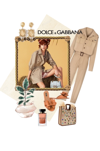 DOLCE & GABBANA 2020- Combinazione di moda