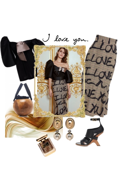 I love you.- Combinaciónde moda