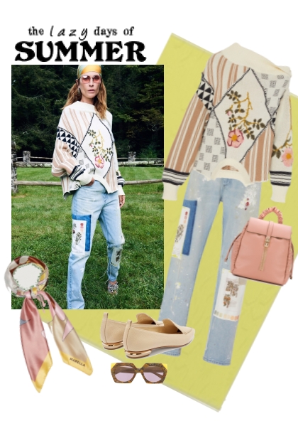 The lazy days of summer- Combinazione di moda