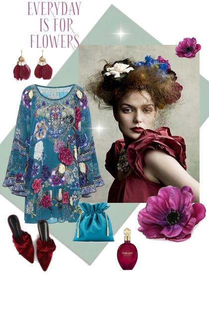 Every day is for flowers.- Combinazione di moda