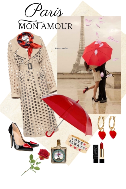 Paris, mon amour- combinação de moda